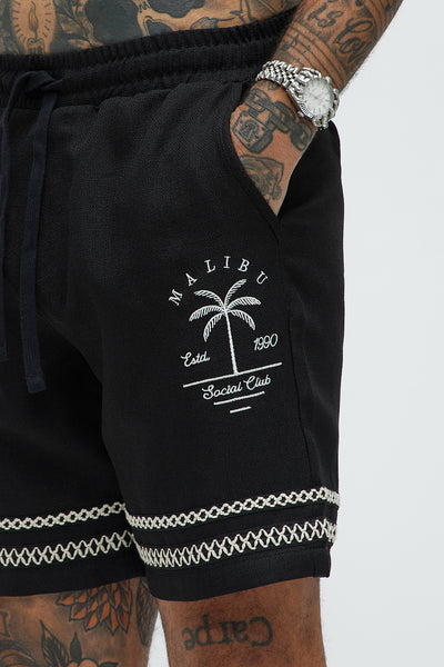 Zephyr Relaxed Shorts - Black