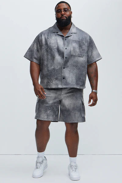 Manor Distressed Shirt - Grey