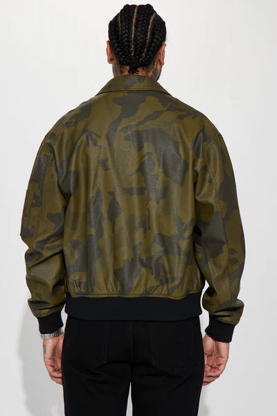 Every Step Of The Way Camo Bomber Jacket - Camouflage