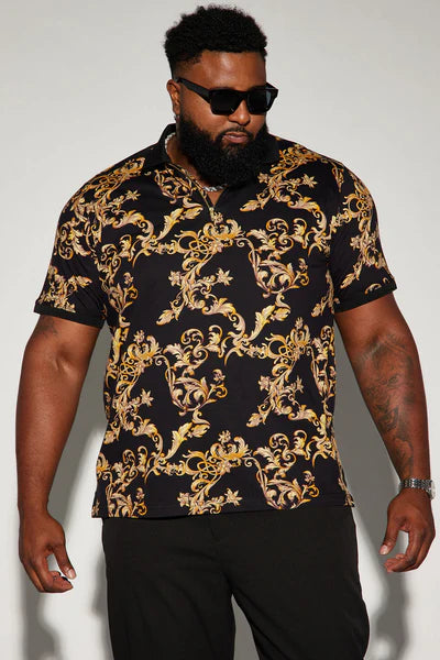 Ace Short Sleeve Polo - Black