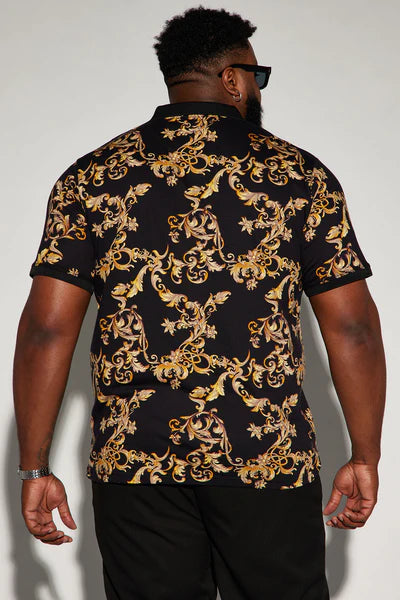 Ace Short Sleeve Polo - Black