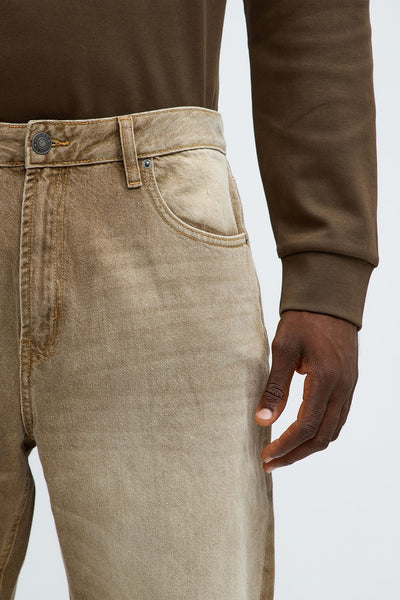 Relaxed Straight World Is Mine Jean - Brown