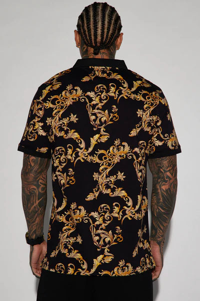 Ace Short Sleeve Polo - Black