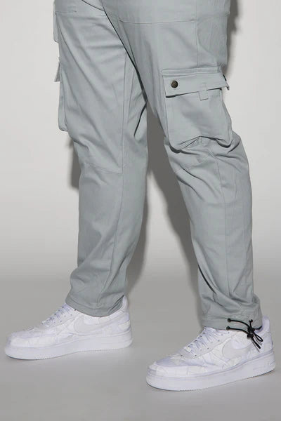 Roaming Twill Cargo Pants - Grey