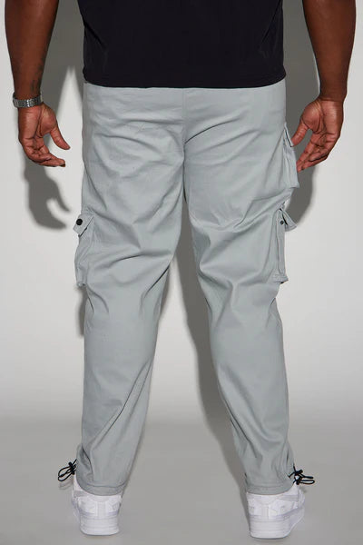 Roaming Twill Cargo Pants - Grey