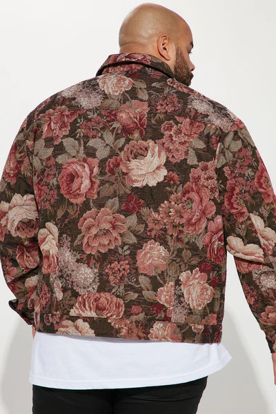 Tapestry Trucker Jacket - Black/Combo