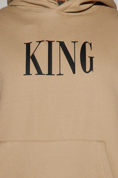 Family Goals King Hoodie - Taupe